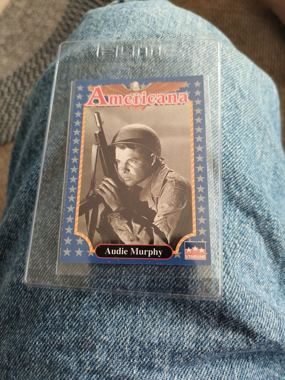 World War Two Hero Audie Murphy Card